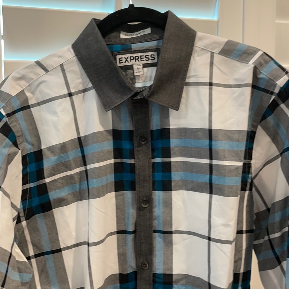 Express extra slim fit collared shirt